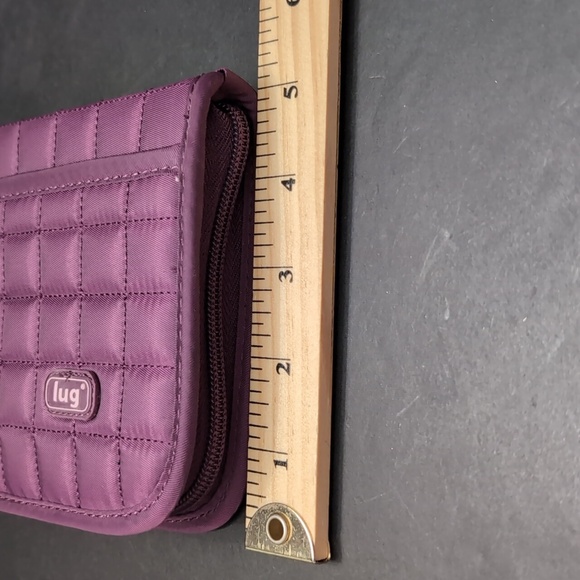 Lug Tango Purple Quilted Travel Wristlet Clutch. - Picture 11 of 11